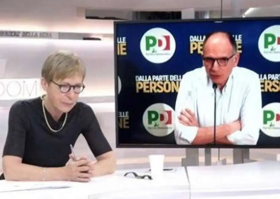 milena gabanelli enrico letta