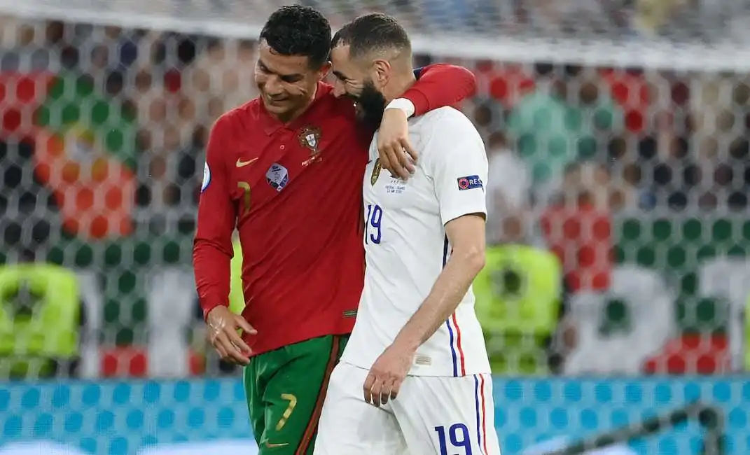 ronaldo benzema portogallo francia