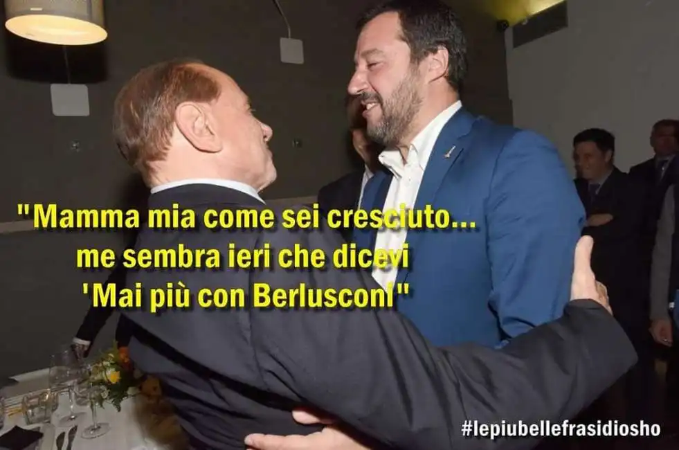 silvio berlusconi matteo salvini