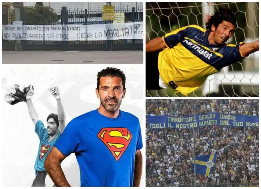 striscione contro buffon parma 