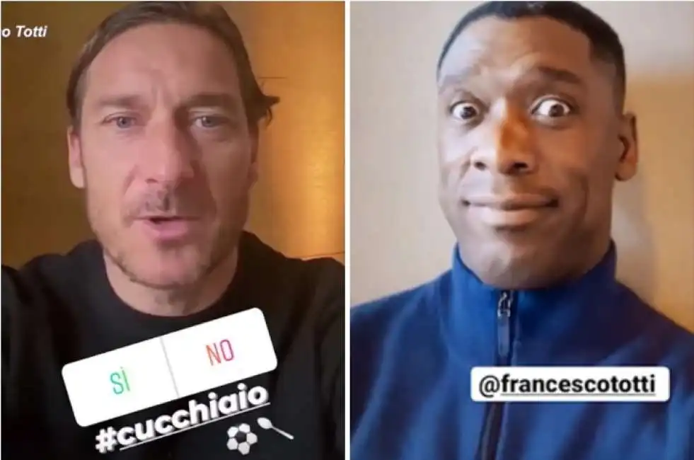 totti seedorf instagram