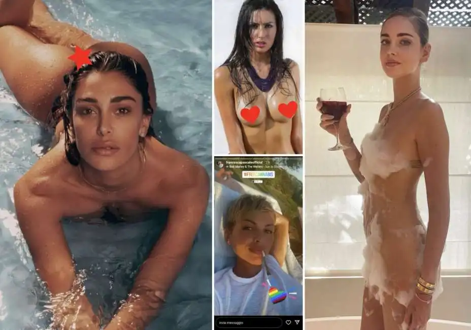 2022candela belen rodriguez francesca pascale chiara ferragni elisabetta gregoraci 