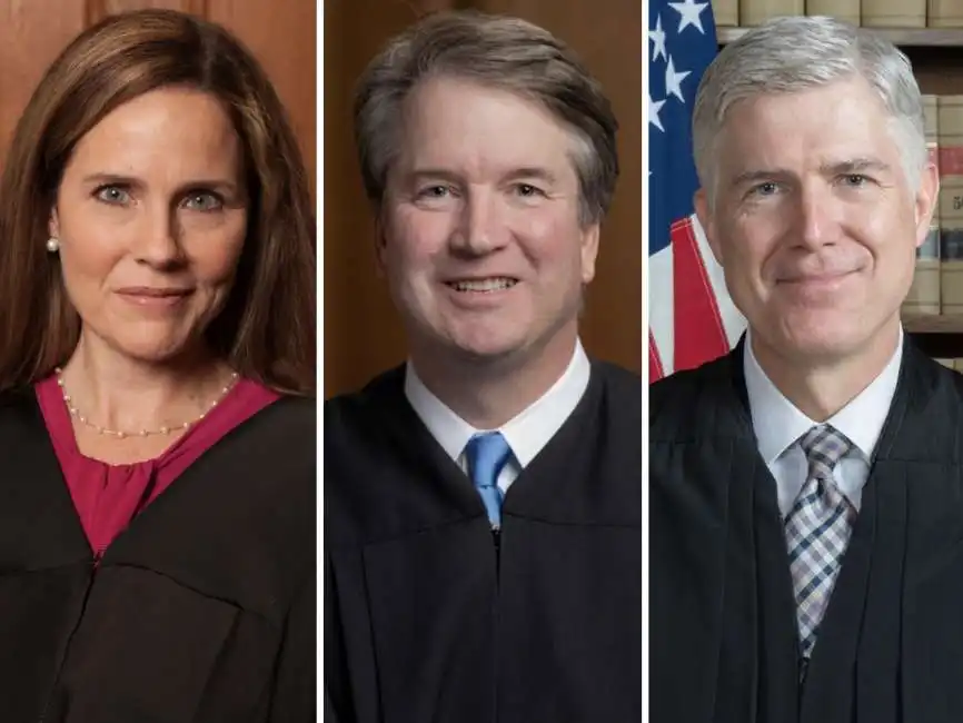 amy coney barrett brett kavanaugh neil gorsuch 