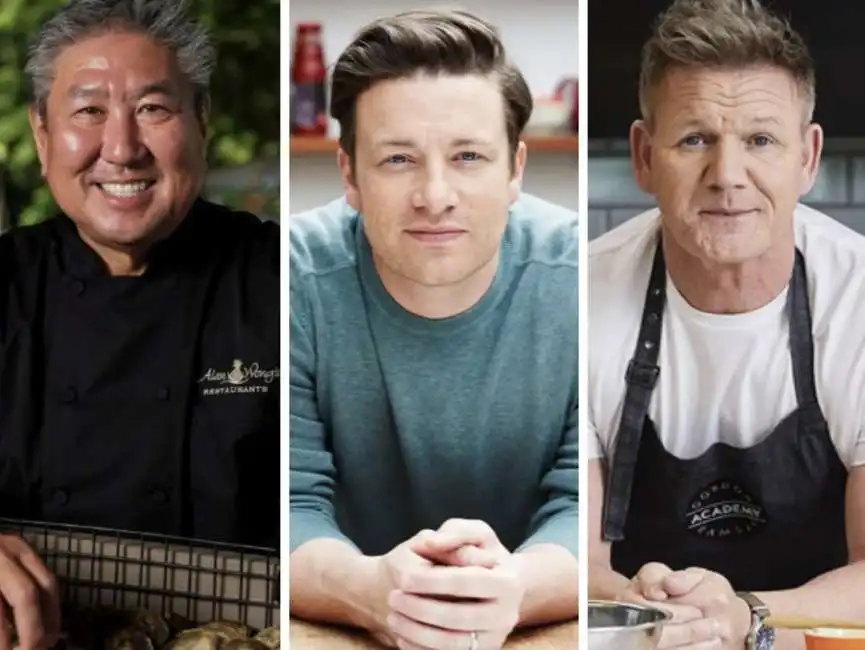 chef piu ricchi alan wong jamie oliver gordon ramsay