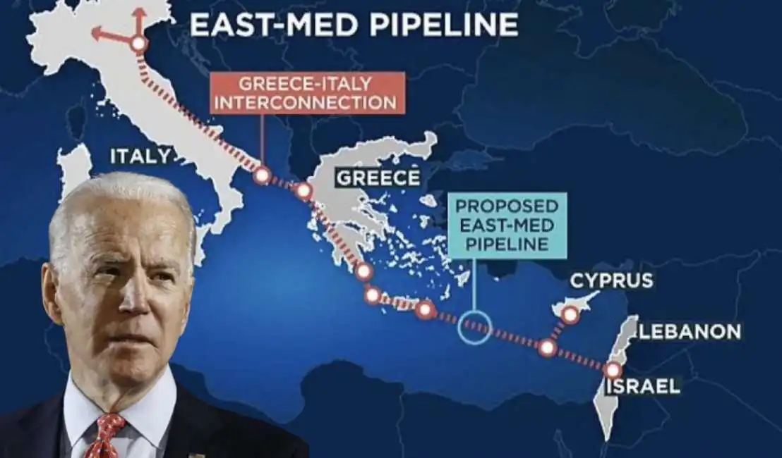 gasdotto eastmed israele italia poseidon joe biden 