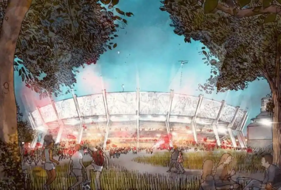 il progetto foster dello stadio del milan 2