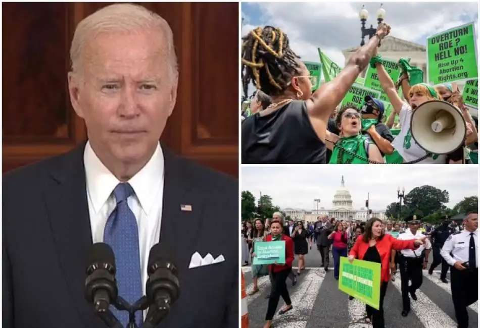 joe biden proteste pro aborto