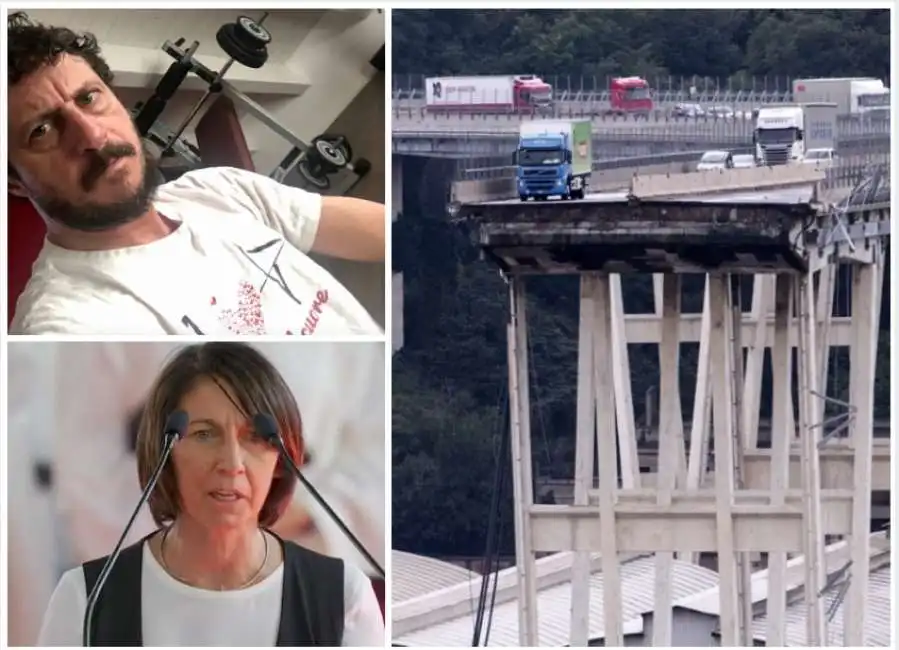 luca bizzarri egle possetti ponte morandi genova