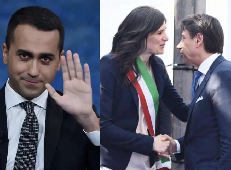 luigi di maio chiara appendino giuseppe conte 