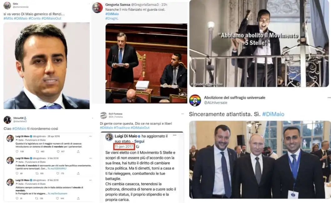 luigi di maio tweet scissione m5s 