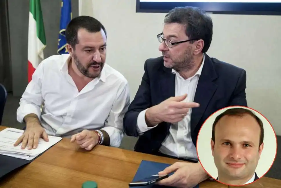 matteo salvini giancarlo giorgetti antonio capuano 