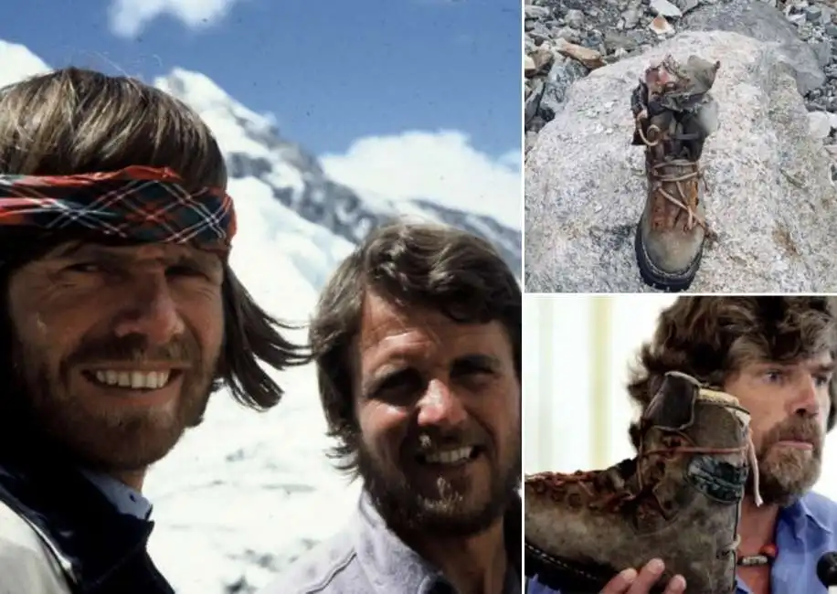 reinhold gunther messner scarpone ritrovato 