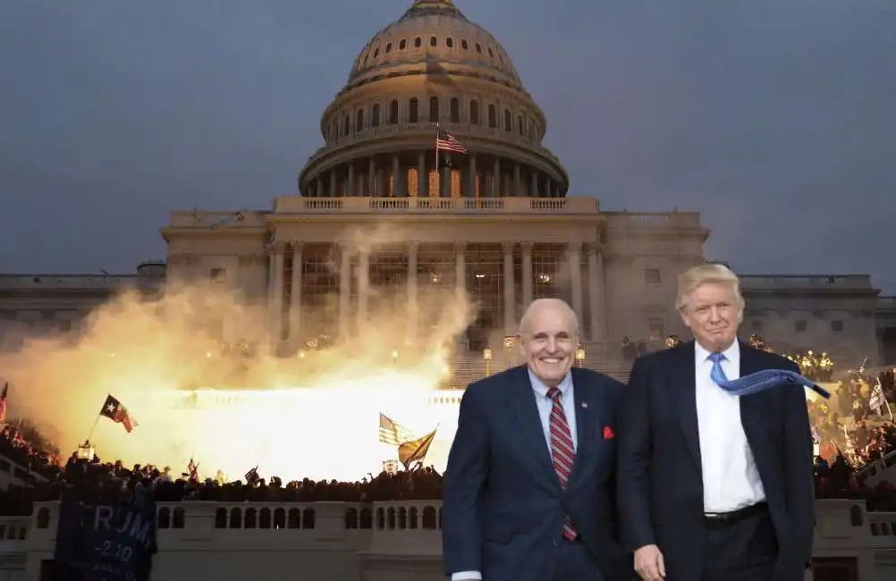 rudy giuliani donald trump capitol hill assalto congresso usa