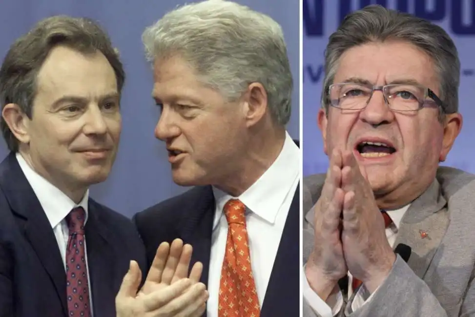 tony blair bill clinton jean luc melenchon