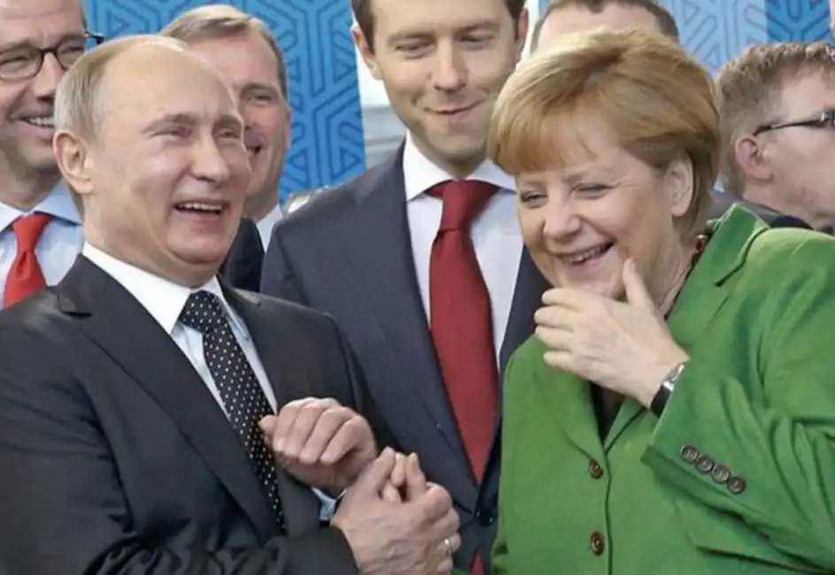 vladimir putin angela merkel 