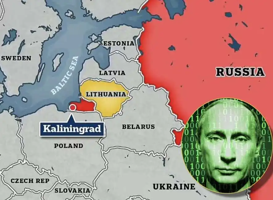 vladimir putin hacker kaliningrad lituania 