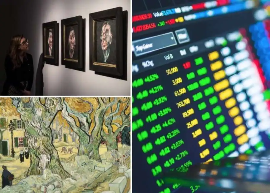 artex mtf borsa opere d'arte francis bacon can gogh