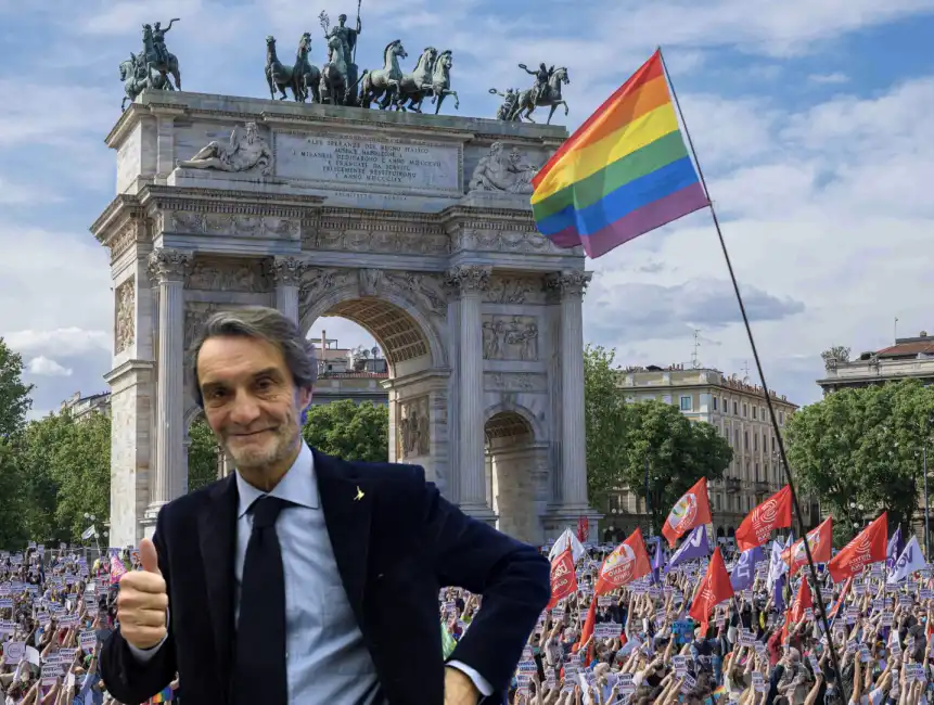 attilio fontana pride milano