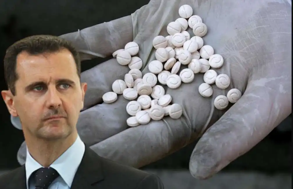 bashar assad droga della guerra captagon