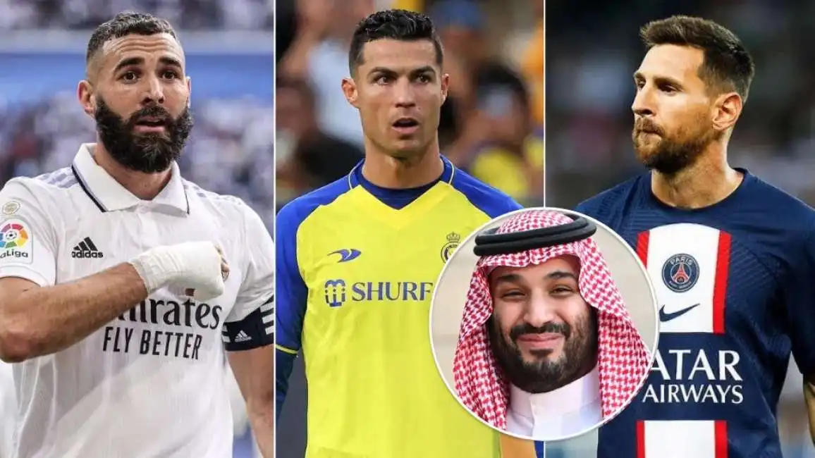 bensema cr7 messi mohammed bin salman 