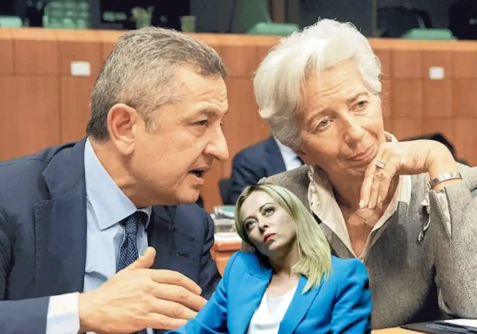 fabio panetta christine lagarde giorgia meloni