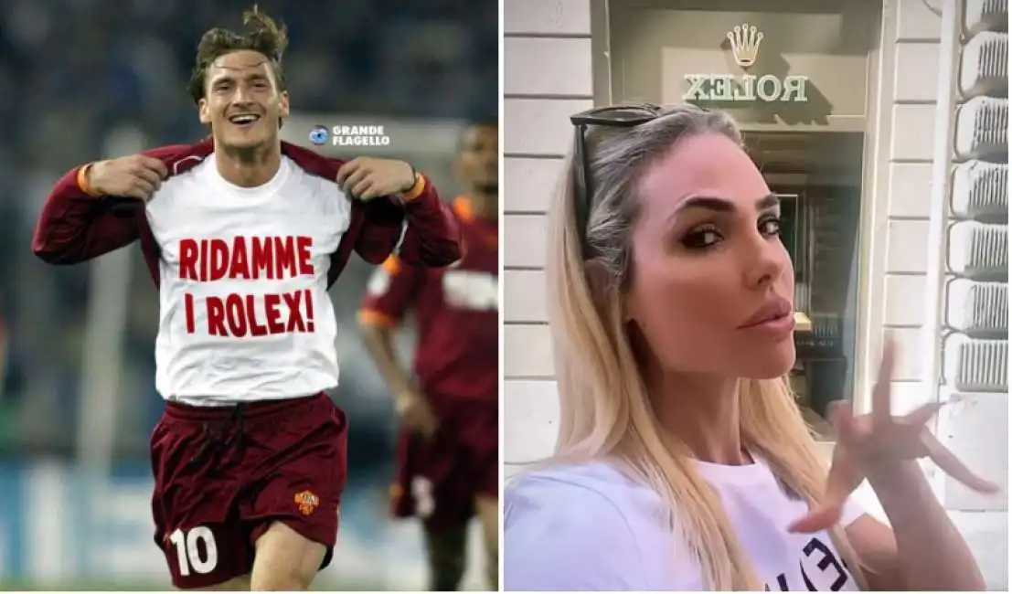 francesco totti ilary blasi rolex