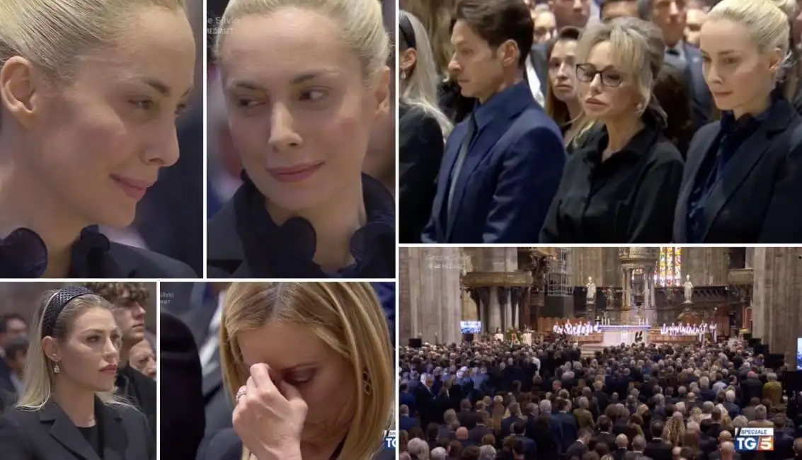 funerale funerali silvio berlusconi 