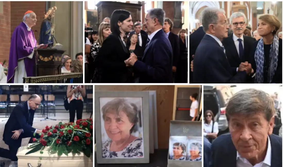 funerale moglie prodi flavia franzoni