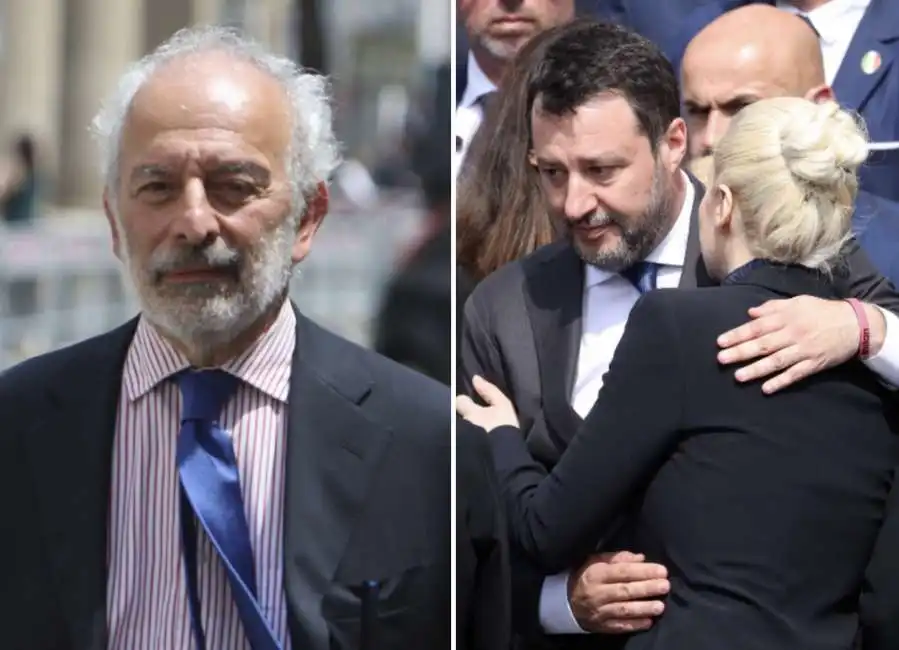 gad lerner matteo salvini funerali silvio berlusconi 