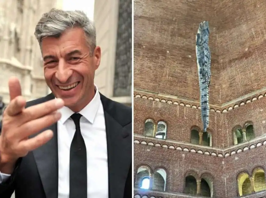  il coccodrillo di maurizio cattelan nel battistero di cremona 