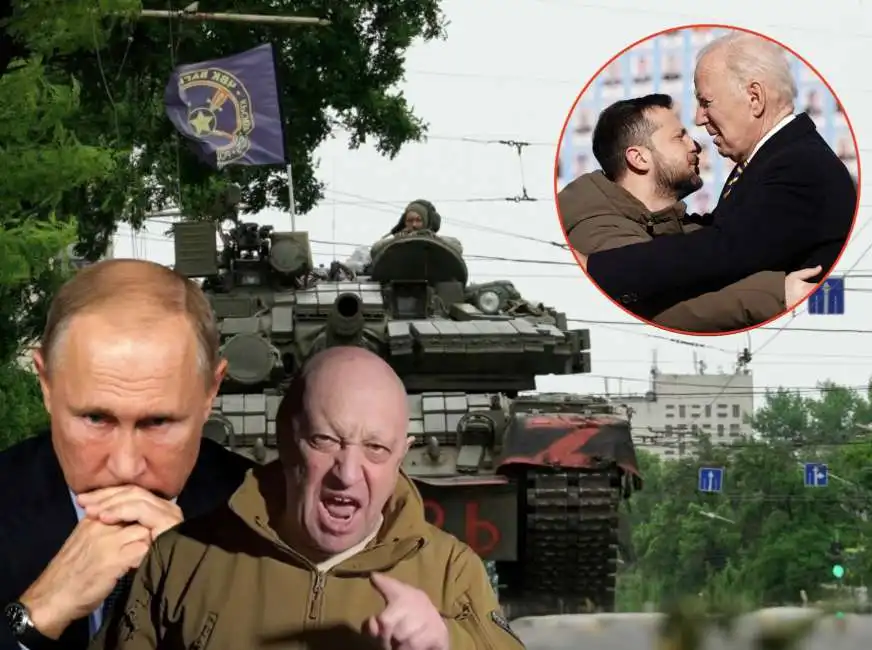 joe biden volodymyr zelensky evgeny prigozhin vladimir putin 