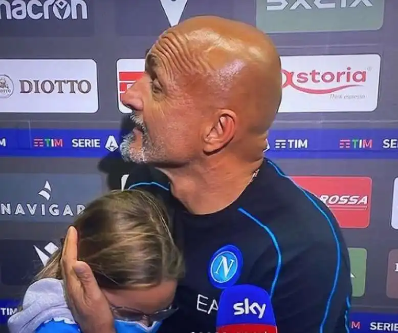 luciano spalletti con la figlia matilde