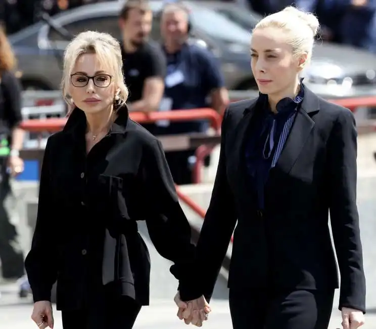 marina berlusconi marta fascina funerali silvio berlusconi 