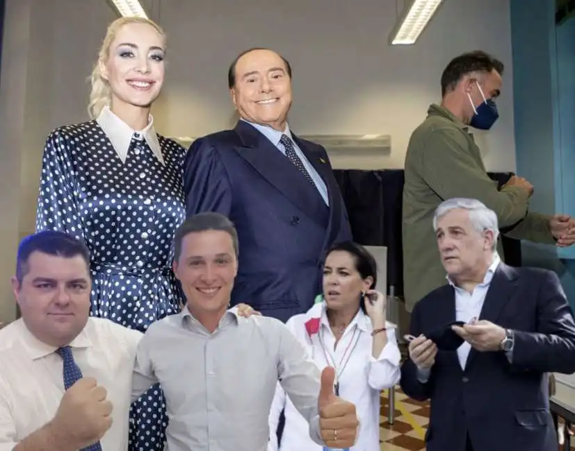 marta fascina antonio tajani alessandro sorte stefano benigni licia ronzulli 