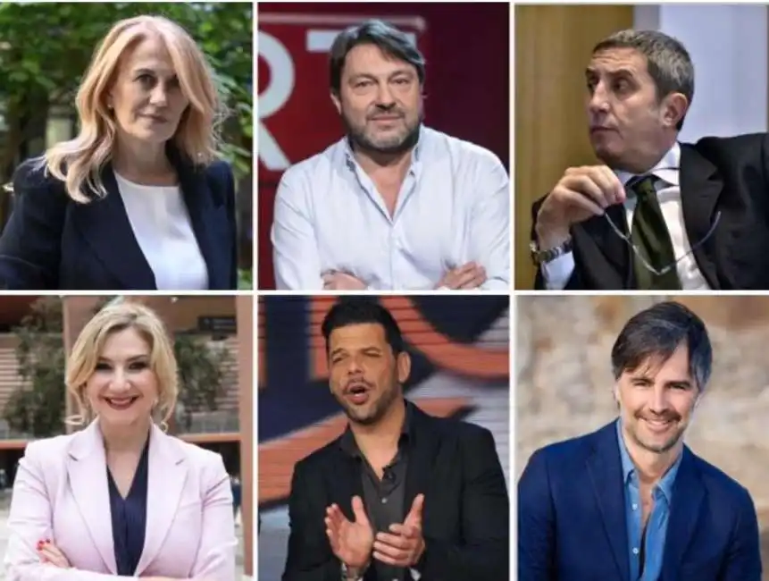 monica maggioni serena bortone gian marco chiocci salvo sottile sigfrido ranucci beppe convertini