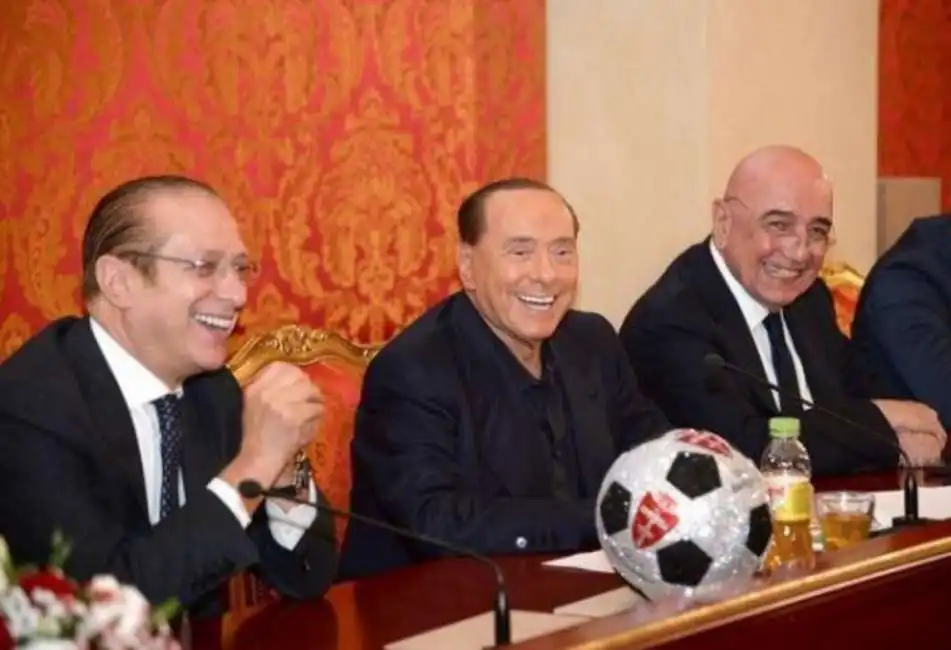 paolo silvio berlusconi adriano galliani 