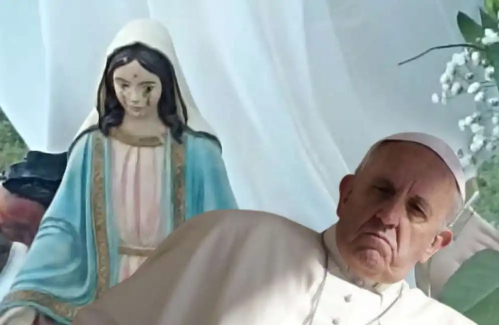 papa francesco bergoglio madonna di trevignano 