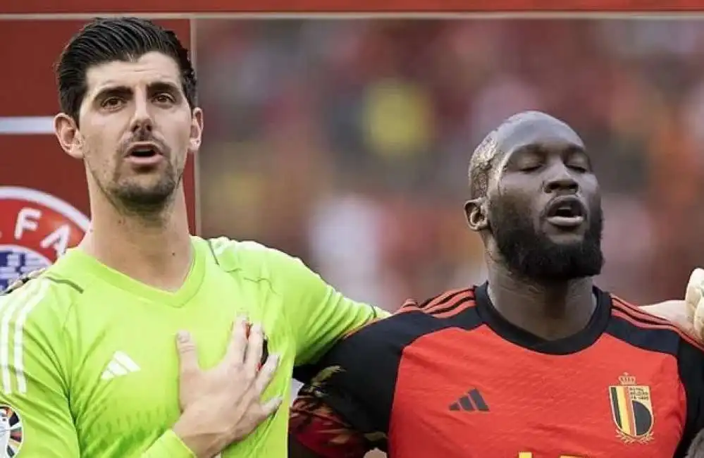 romelu lukaku thibaut courtois 