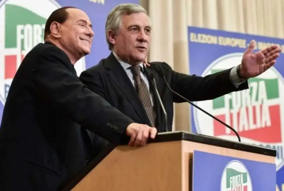 silvio berlusconi antonio tajani