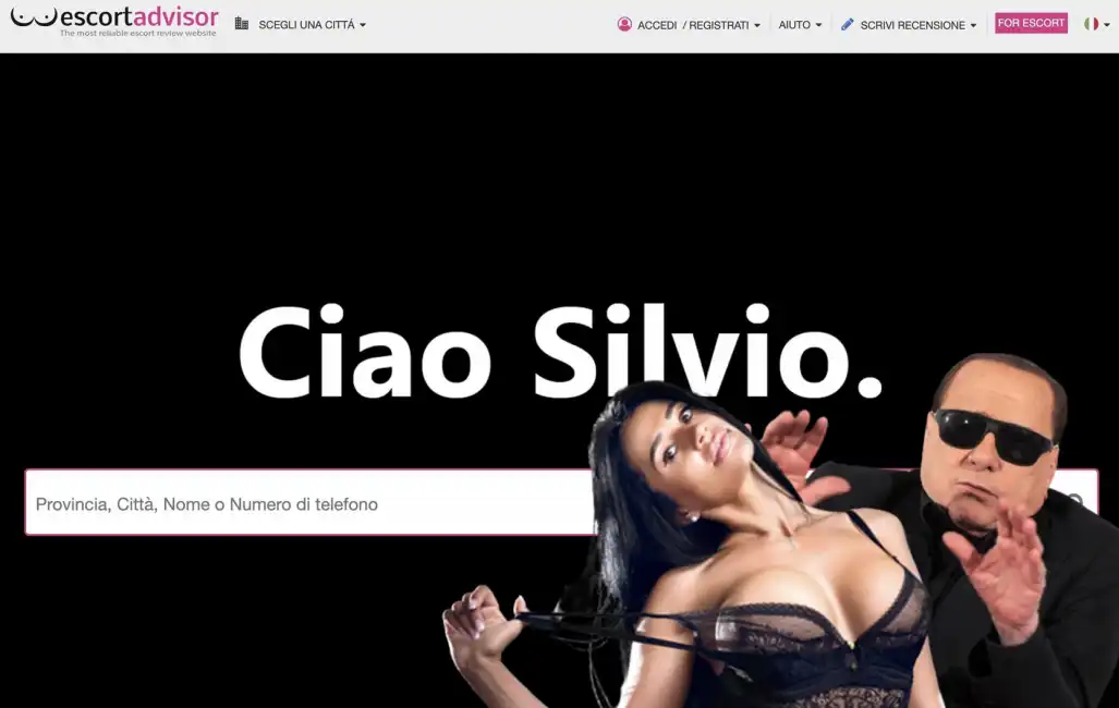 silvio berlusconi escort advisor 