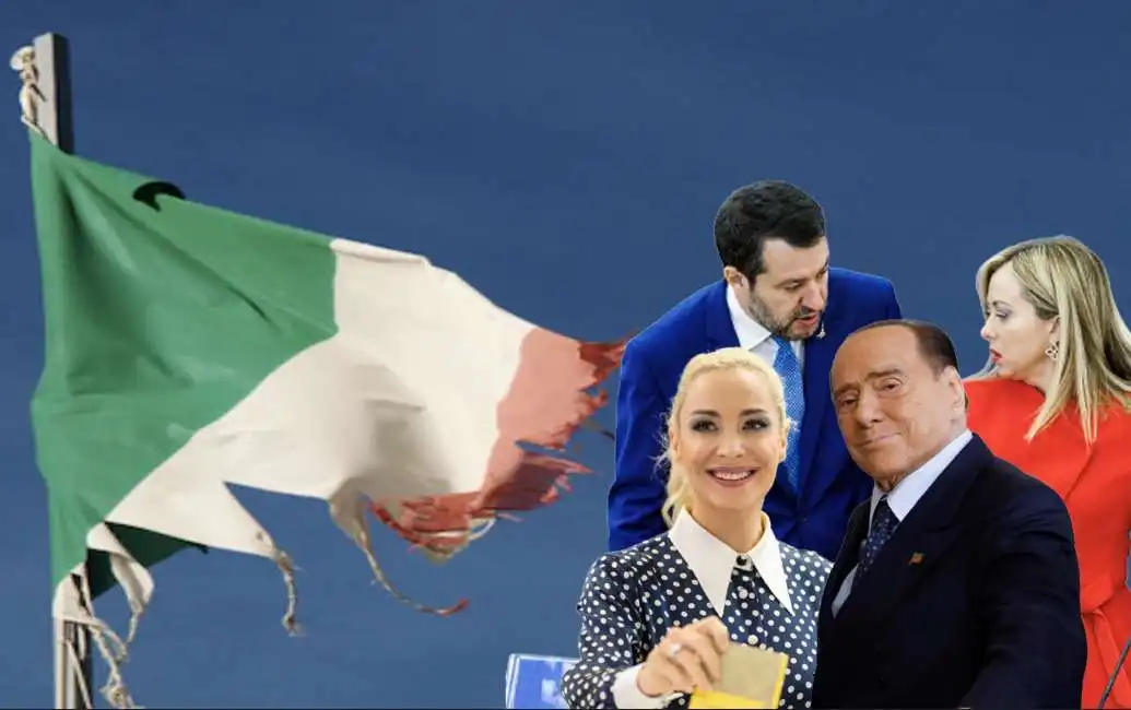 silvio berlusconi giorgia meloni marta fascina matteo salvini 