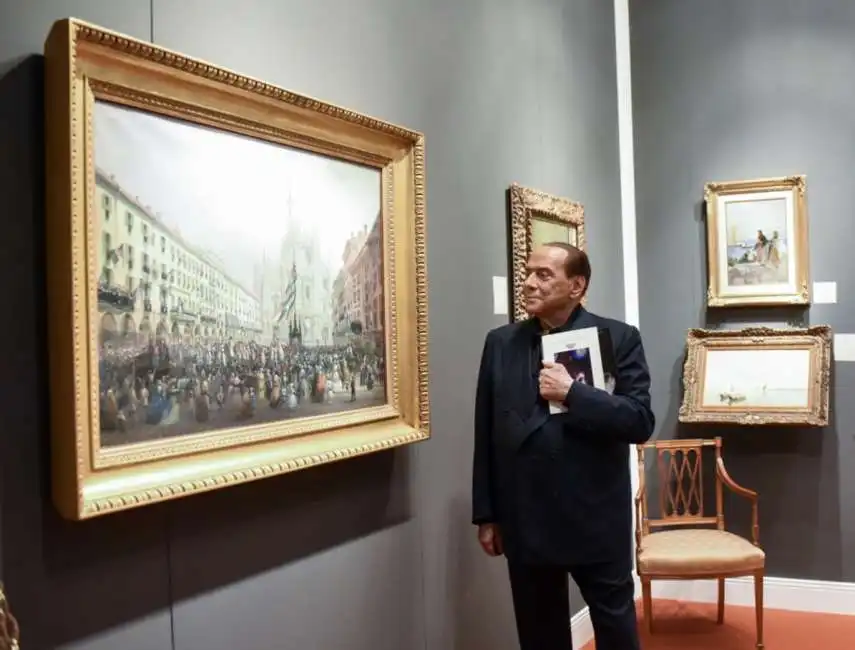 silvio berlusconi quadri opere d'arte 