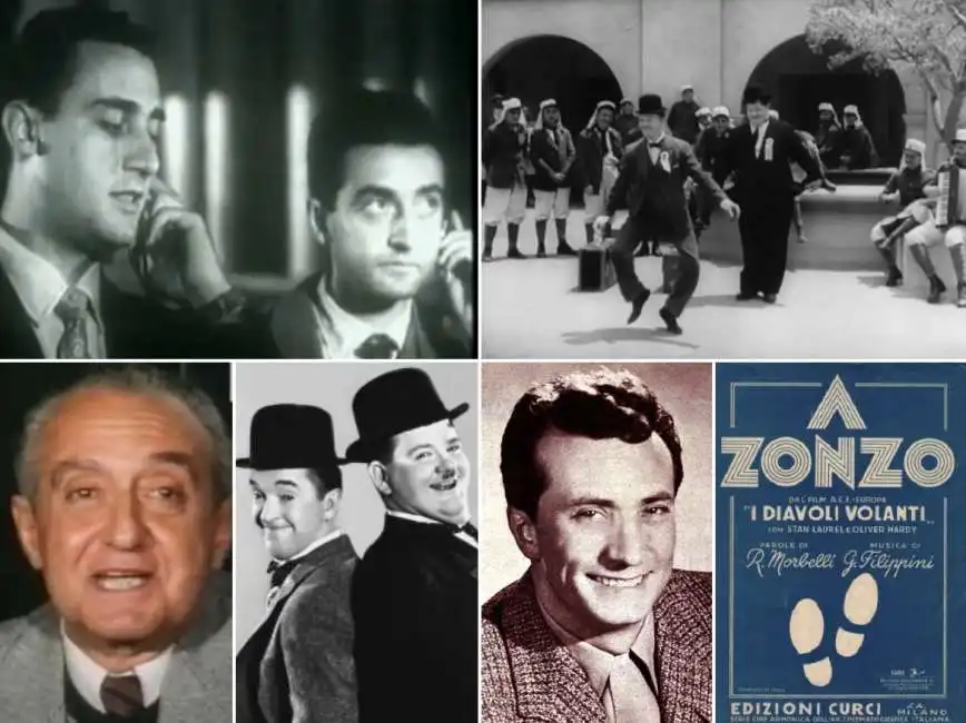 stanlio e ollio mauro zambuto alberto sordi a zonzo ernesto bonino 