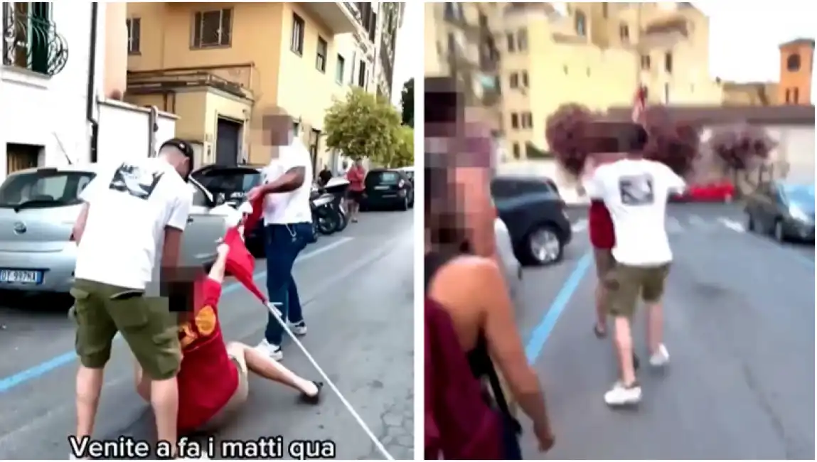 a roma in zona colle oppio studenti di sinistra aggrediti da militanti di casapound