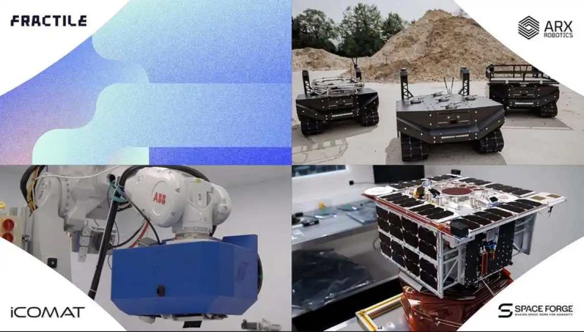 fractile icomat space forge axr robotics fondo innovazione nato