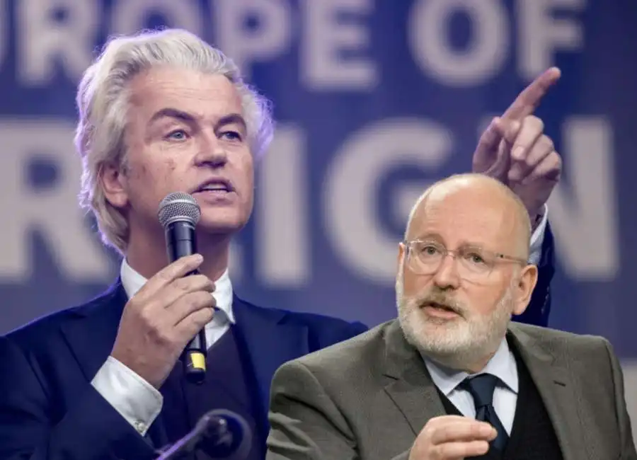 geert wilders frans timmermans 