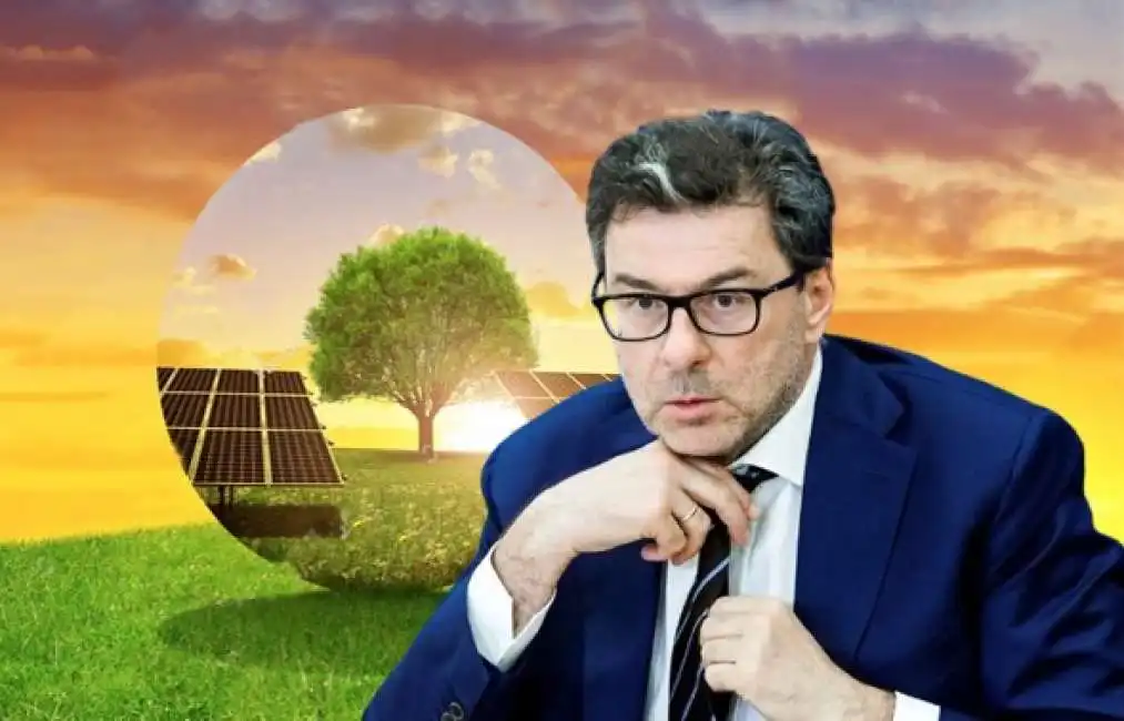 giancarlo giorgetti enercia rinnovabile rinnovabili eolico solare green