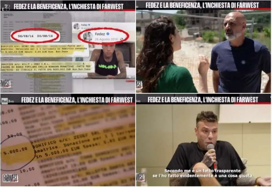 il reportage di far west sulla beneficenza di fedez