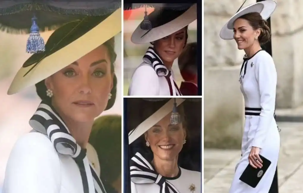 kate middleton alla parata trooping the colours 2024 1