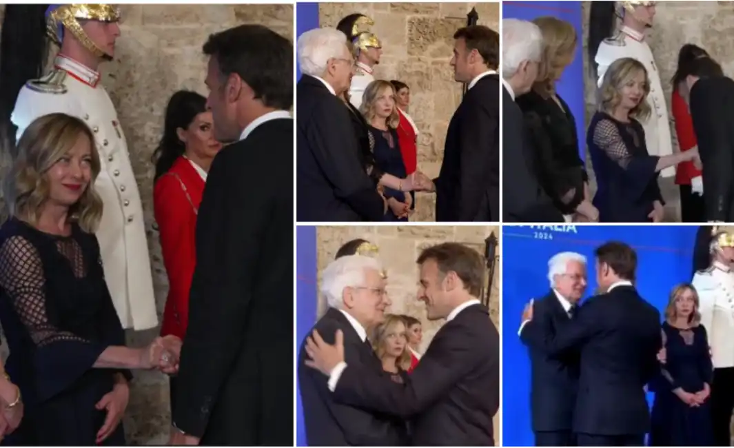 macron meloni mattarella cena castello svevo di brindisi 